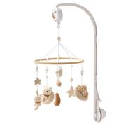 VERTBAUDET Mobile Musical Tissu Et Velours Bébé beige TU