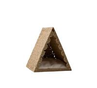 VERTBAUDET Panier Animal Feston Tipi Sherpa Beige TU