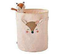 VERTBAUDET Panier De Rangement Biche Enfant Coton rose TU