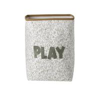 VERTBAUDET Panier De Rangement Carré Enfant Coton écru TU