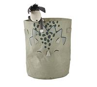 VERTBAUDET Panier De Rangement Dinosaure Enfant Coton kaki TU