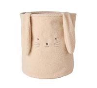VERTBAUDET Panier de rangement lapin en sherpa sable TU