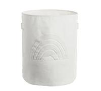 VERTBAUDET Panier de rangement XL Arc-en-ciel écru TU