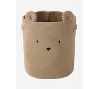 VERTBAUDET Panier de rangement XL en sherpa Ourson marron TU