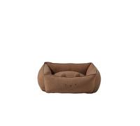 VERTBAUDET Panier Matelassé en Velours pour Chien Déhoussable Camel M