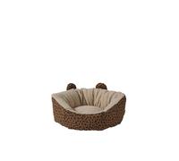 VERTBAUDET Panier Matelassé pour Chat Et Chiens Coton Marron imprimé TU