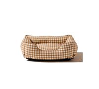 VERTBAUDET Panier Matelassé pour Chiens Coton Déhoussable Noisette M