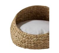 VERTBAUDET Panier Ovale pour Chat Et Chien Métal Déhoussable Beige TU