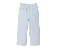 VERTBAUDET Pantacourt Fille Coton rayé Bleu 14A