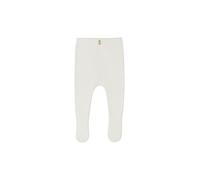 VERTBAUDET Pantalon à Pieds bébé en Tricot Coton/Laine Blanc 6M(67CM)