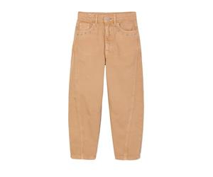 VERTBAUDET Pantalon Balloon Fille Zippé Coton Étoiles Cappuccino 12A