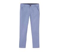 VERTBAUDET Pantalon Chino Garçon en Coton Lin Zippé Doublé