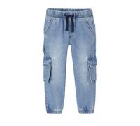 VERTBAUDET Pantalon Denim Loose Battle Garçon Coton Double Stone 14A