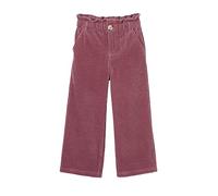 VERTBAUDET Pantalon Fille Large Velours Côtelé Paperbag Coton