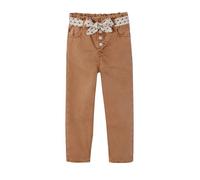 VERTBAUDET Pantalon Fille Paperbag Ceinture Foulard Cannelle 3A