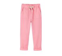 VERTBAUDET Pantalon Fille Style Paperbag Lyocell Fluide Rose 4A
