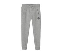 VERTBAUDET Pantalon Jogging garçon en Molleton Gris Moyen chiné 10A