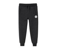 VERTBAUDET Pantalon Jogging garçon en Molleton Noir chiné 12A