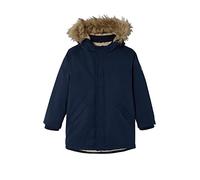 VERTBAUDET Parka à Capuche Doublée Sherpa Garçon navy 6A