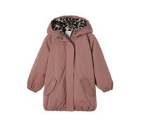VERTBAUDET Parka fille à capuche doublée imitation fourrure bois de rose 7A