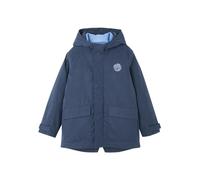 Parka garçon 3 en 1 mi-saison doudoune sans manches amovible marine 2A