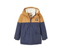 Parka technique à capuche garçon doublée fausse fourrure chaudron 2A