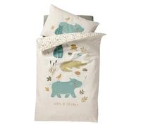 VERTBAUDET Parure Housse De Couette Et Taie d'oreiller Bébé Multicolore 80X120 40X60