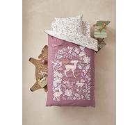 VERTBAUDET Parure Housse de Couette + taie d'oreiller Enfant Victoria Prune 140X150 63X63