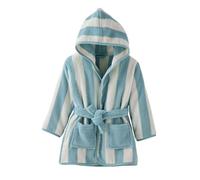 VERTBAUDET Peignoir de bain Enfant rayures TRANSAT, avec coton recyclé rayé bleu 4A