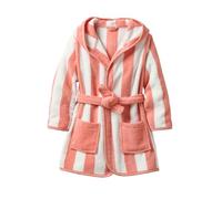 VERTBAUDET Peignoir de bain Enfant rayures TRANSAT, avec coton recyclé rayé corail 6A