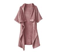 VERTBAUDET Plaid À Manches Et Capuche Animal Microfibre Parme foncé 10/12A