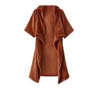 VERTBAUDET Plaid À Manches Et Capuche Animal Microfibre Roux 6/8A