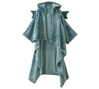 VERTBAUDET Plaid À Manches Et Capuche Animal Microfibre Vert 6/8A