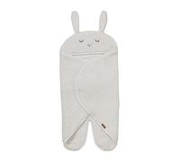VERTBAUDET Plaid chancelière bébé en Peluche, doublé Jersey Ivoire TU