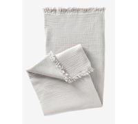 VERTBAUDET Plaid en Gaze De Coton Bio Enfant Taupe TU