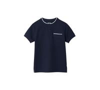 VERTBAUDET Polo Garçon Col Mao Coton Marine 6A