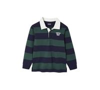 VERTBAUDET Polo Rayé Garçon Coton Manches Longues Vert 6A