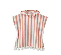 VERTBAUDET Poncho De Bain Bébé À Rayures Éponge rose 24/36M(86/97)