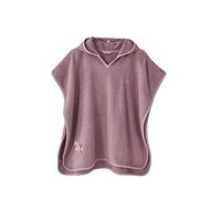 VERTBAUDET Poncho De Bain Biche Éponge parme 2/3A