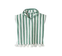 VERTBAUDET Poncho De Bain Enfant À Rayures Éponge vert 4/6A