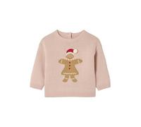VERTBAUDET Pull bébé Fille Biscuit noël Rose poudré 24M(86CM)
