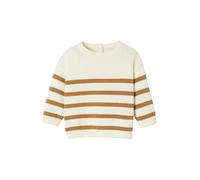 Pull bébé rayé en tricot caramel 18M(81CM)