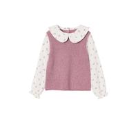 VERTBAUDET Pull Col Claudine Fille Boutonné