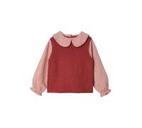 VERTBAUDET Pull Col Claudine Fille Boutonné