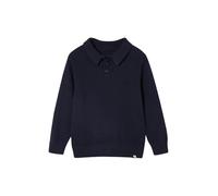 VERTBAUDET Pull Col Polo Couleur Uni Bleu Nuit 8A