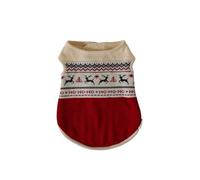 VERTBAUDET Pull de Noël pour Chien Rouge M