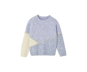 VERTBAUDET Pull Fille Colorblock Bleu 3A