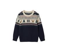 VERTBAUDET Pull noël Jacquard garçon Marine 3A