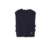 VERTBAUDET Pull sans Manche Fille Maille Coeurs Brodé Marine 10A