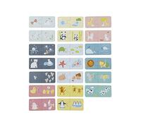 Vertbaudet Puzzle d'association Duo - Les familles d'animaux Multicolore TU Orange